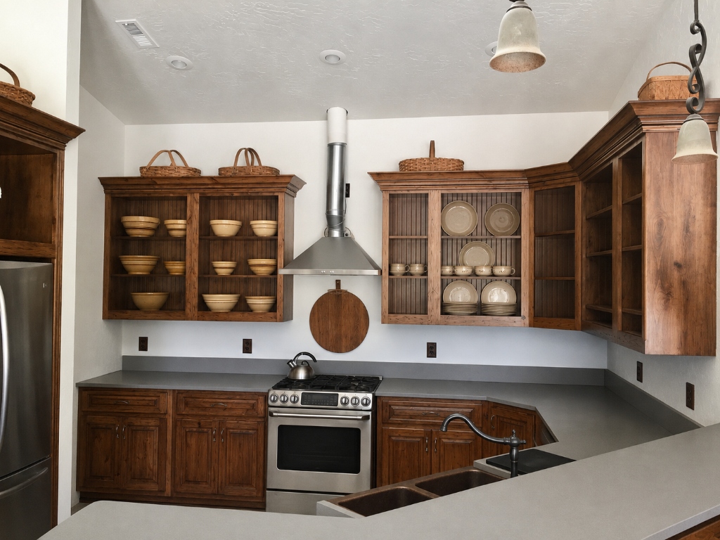 Custom Handcrafted Solid Wood Kitchen