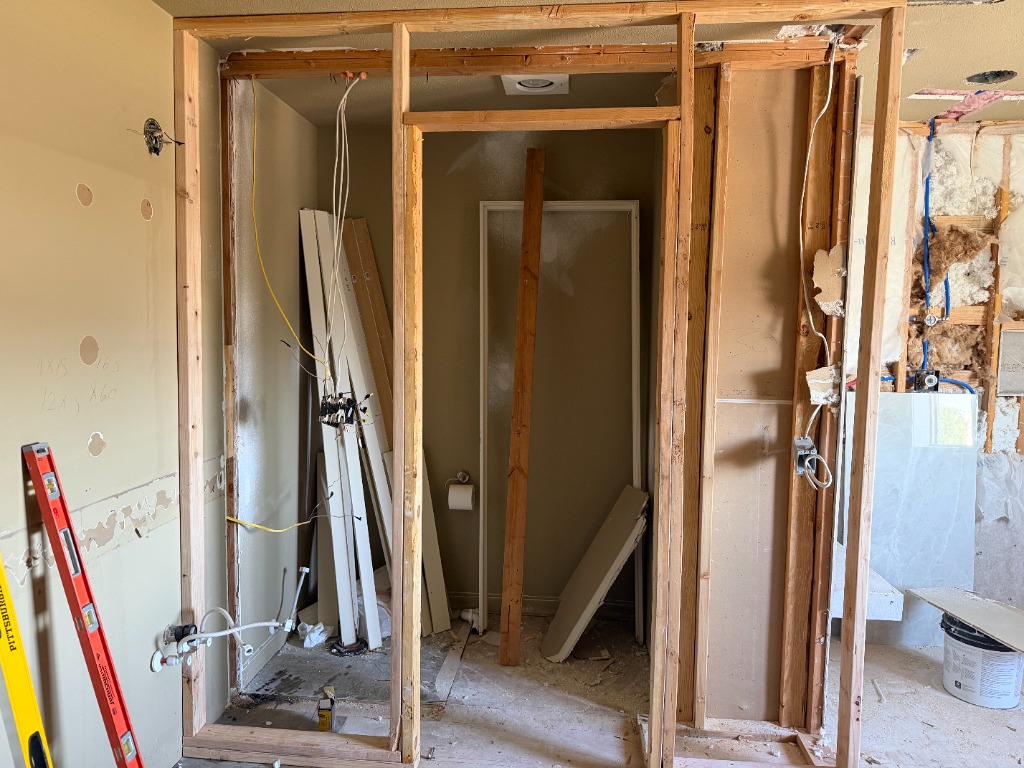 Structural Framing and Bathroom Reconstruction