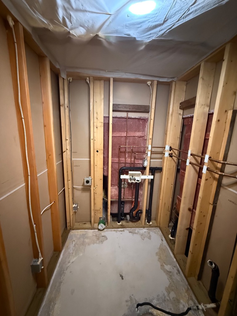 Utility Room Reconstruction and Electrical Rough-In